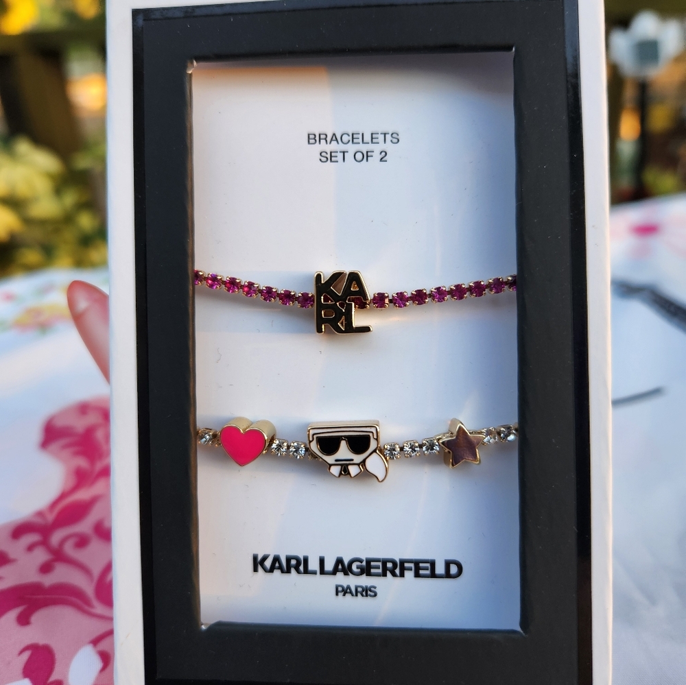 Karl Lagerfeld  Set Of Two Bracelets     NWT 🔥 - Picture 4 of 6